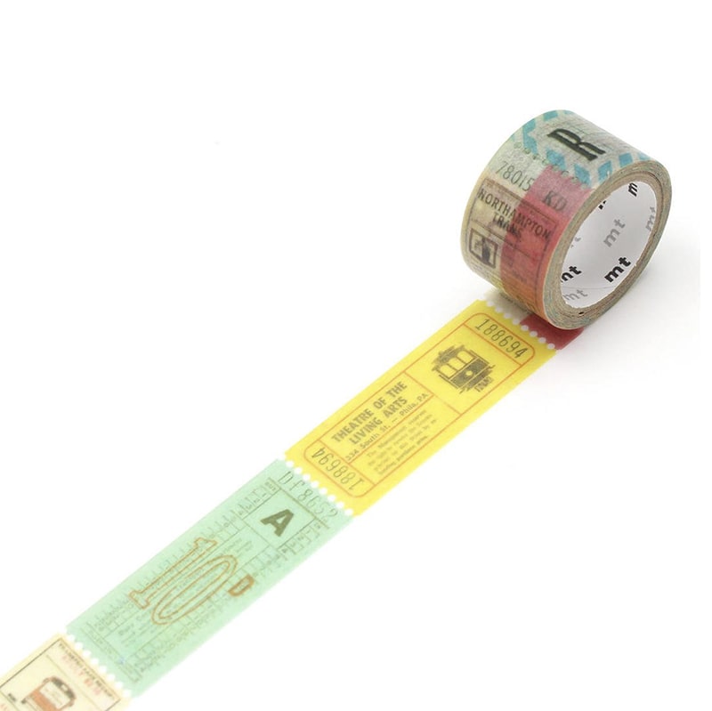 Washi Tape Ticket Dot Punch