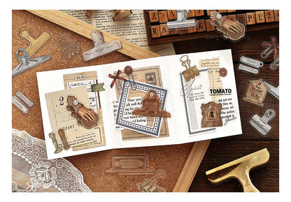 Stickers Time Answer Brass Clips