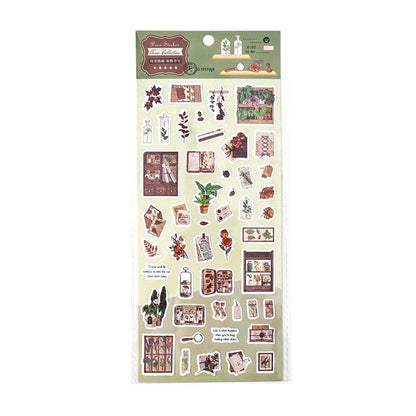 Stickers Time Collection Green Library