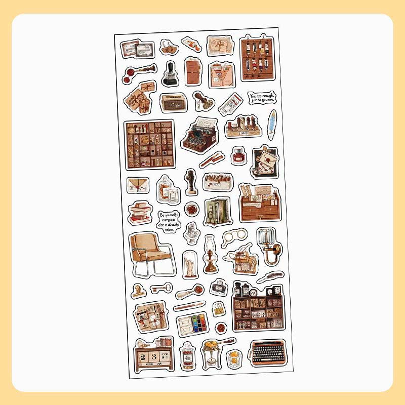Stickers Time Collection Writing Collect