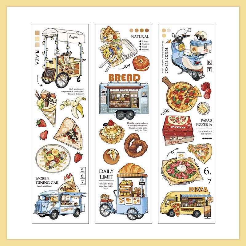 Stickers Time Traveler Corner Lunch