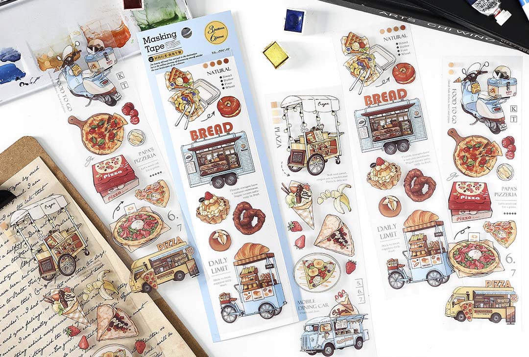 Stickers Time Traveler Corner Lunch