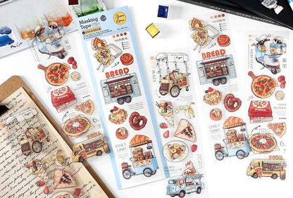 Stickers Time Traveler Corner Lunch