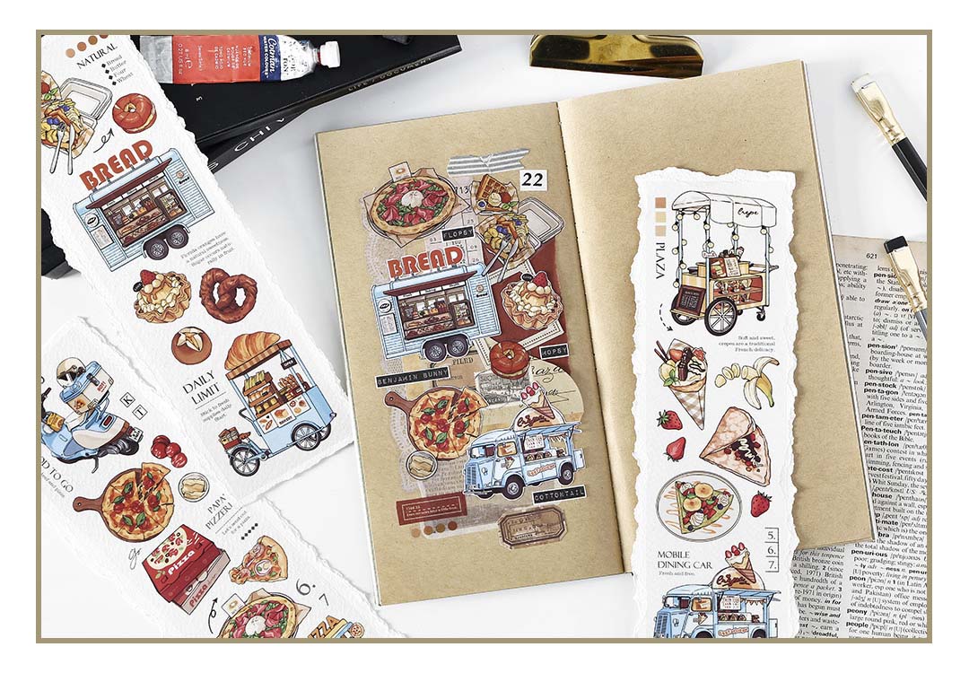 Stickers Time Traveler Corner Lunch