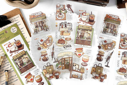 Stickers Time Traveler Morning Coffee