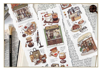 Stickers Time Traveler Morning Coffee
