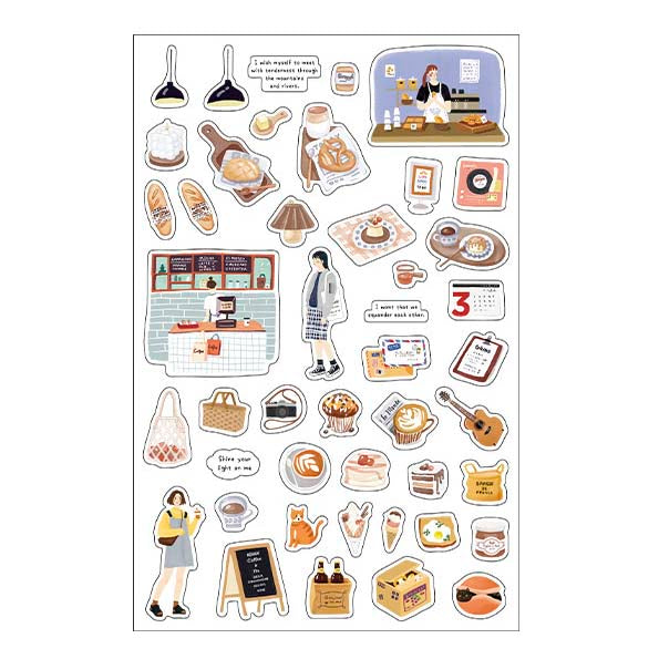 Stickers To Make Each Day Count Cheese Bakery
