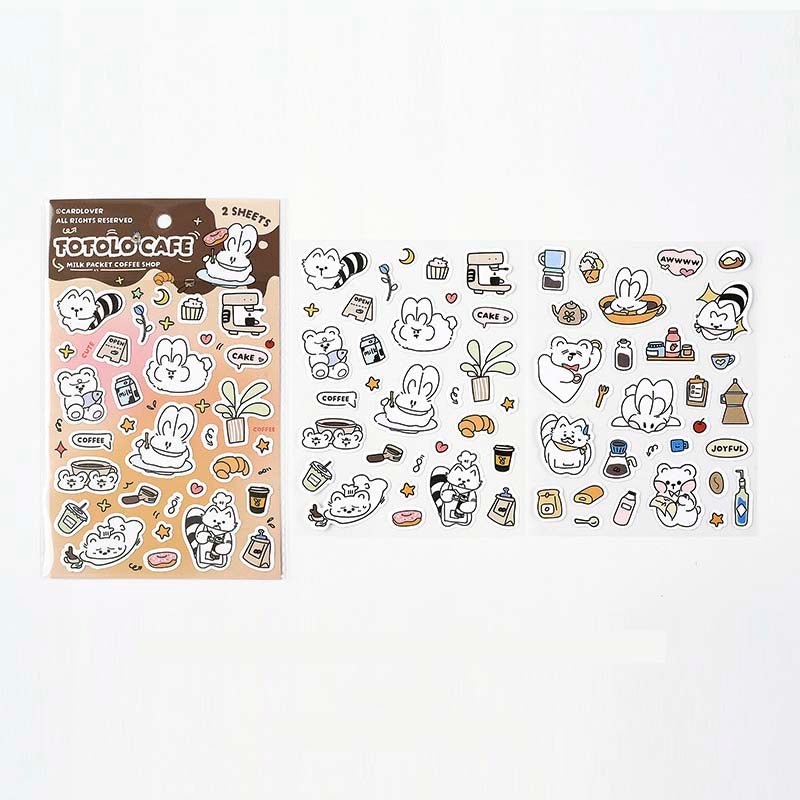 Stickers Totolo Cafe Brown