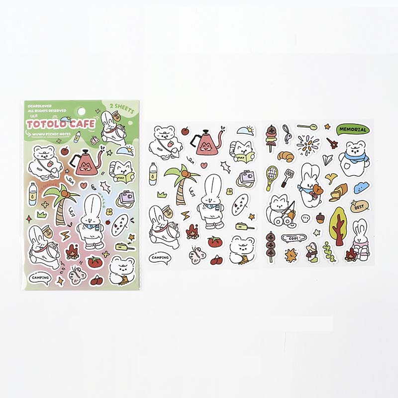 Stickers Totolo Cafe Green