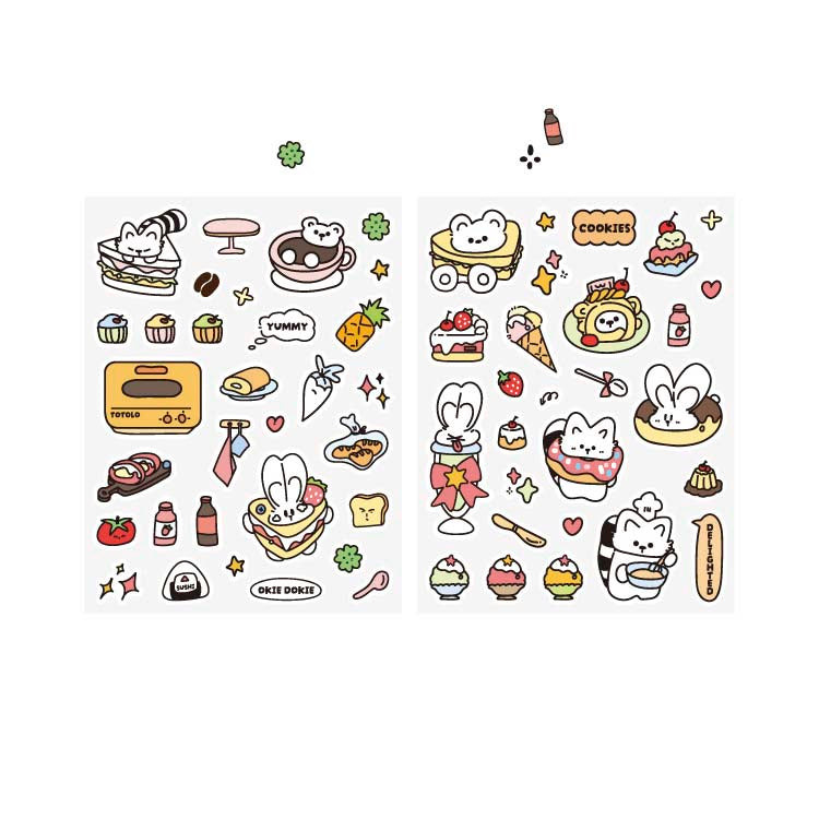 Stickers Totolo Cafe Orange