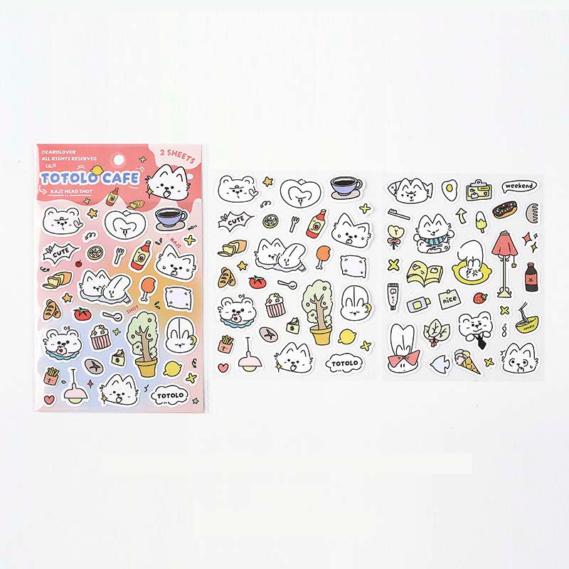Stickers Totolo Cafe Pink