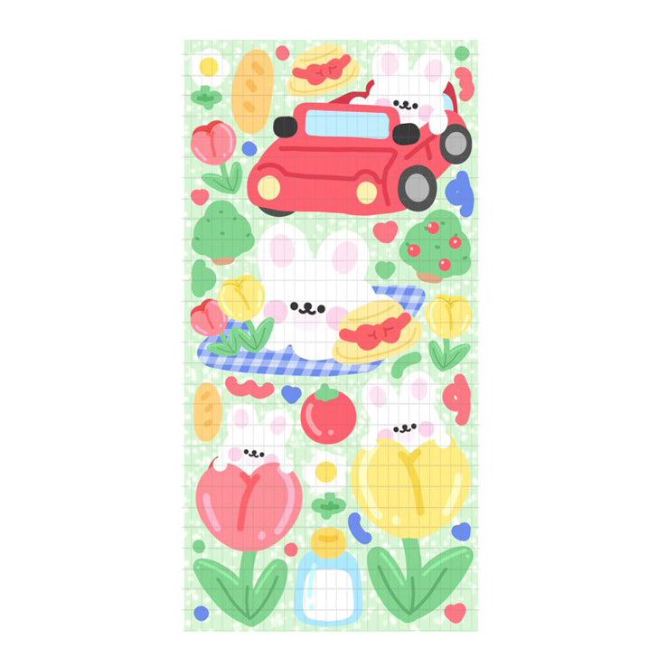 Stickers Tulip Bunny