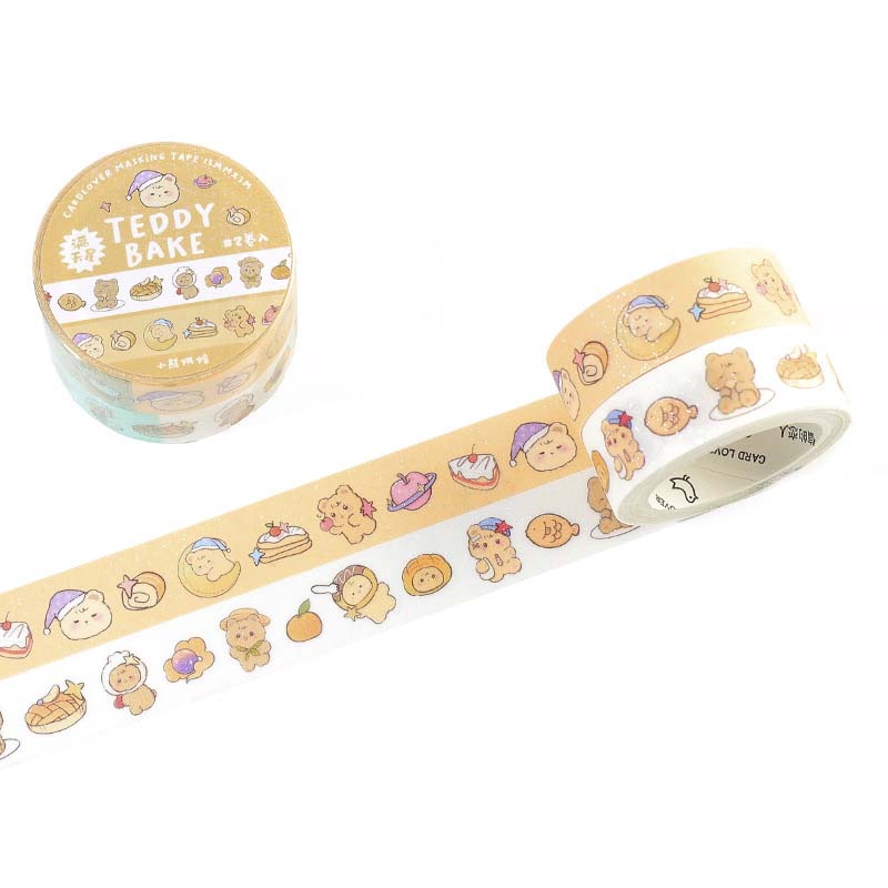 Washi Tapes Twinkle Small World Teddy Bake