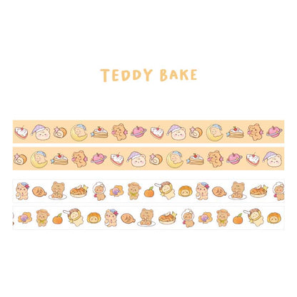 Washi Tapes Twinkle Small World Teddy Bake