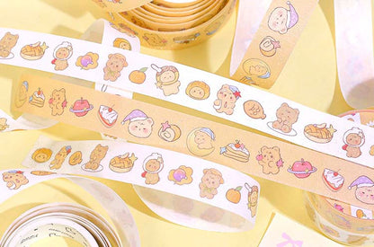 Washi Tapes Twinkle Small World Teddy Bake