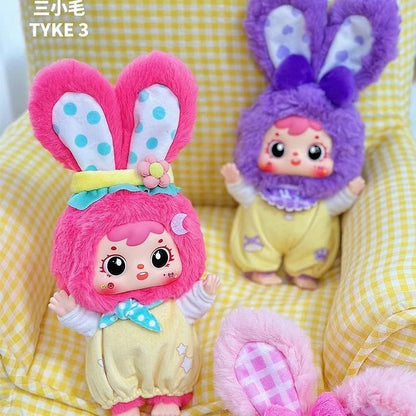 Blind Box Type 3 Happy Picnic Of Bear And Rabbit Plushie Keychain