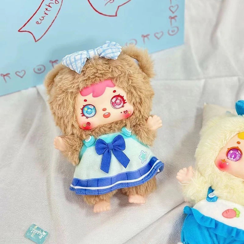 Blind Box Type 3 Happy Picnic Of Bear And Rabbit Plushie Keychain
