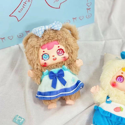 Blind Box Type 3 Happy Picnic Of Bear And Rabbit Plushie Keychain