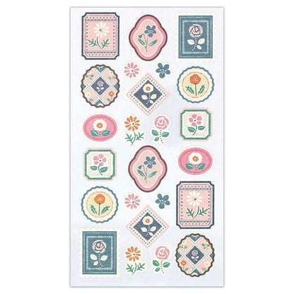 Stickers Wanowa Flower Pattern