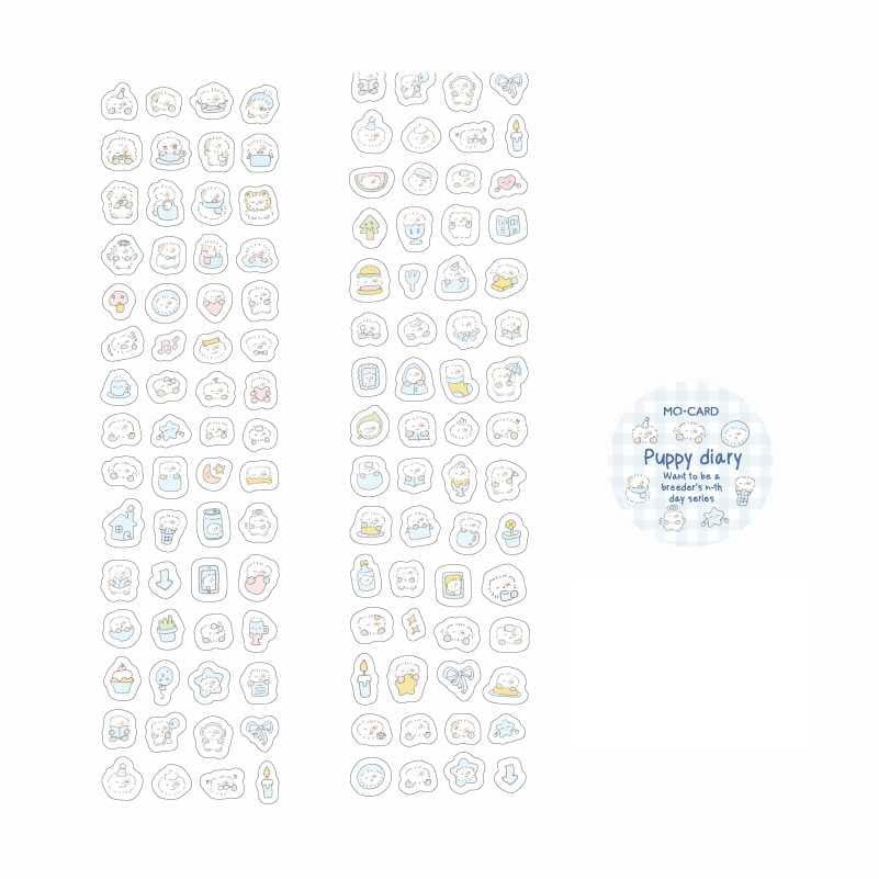 Stickers en Rollo Wants To Be A Breeder Puppy Diary