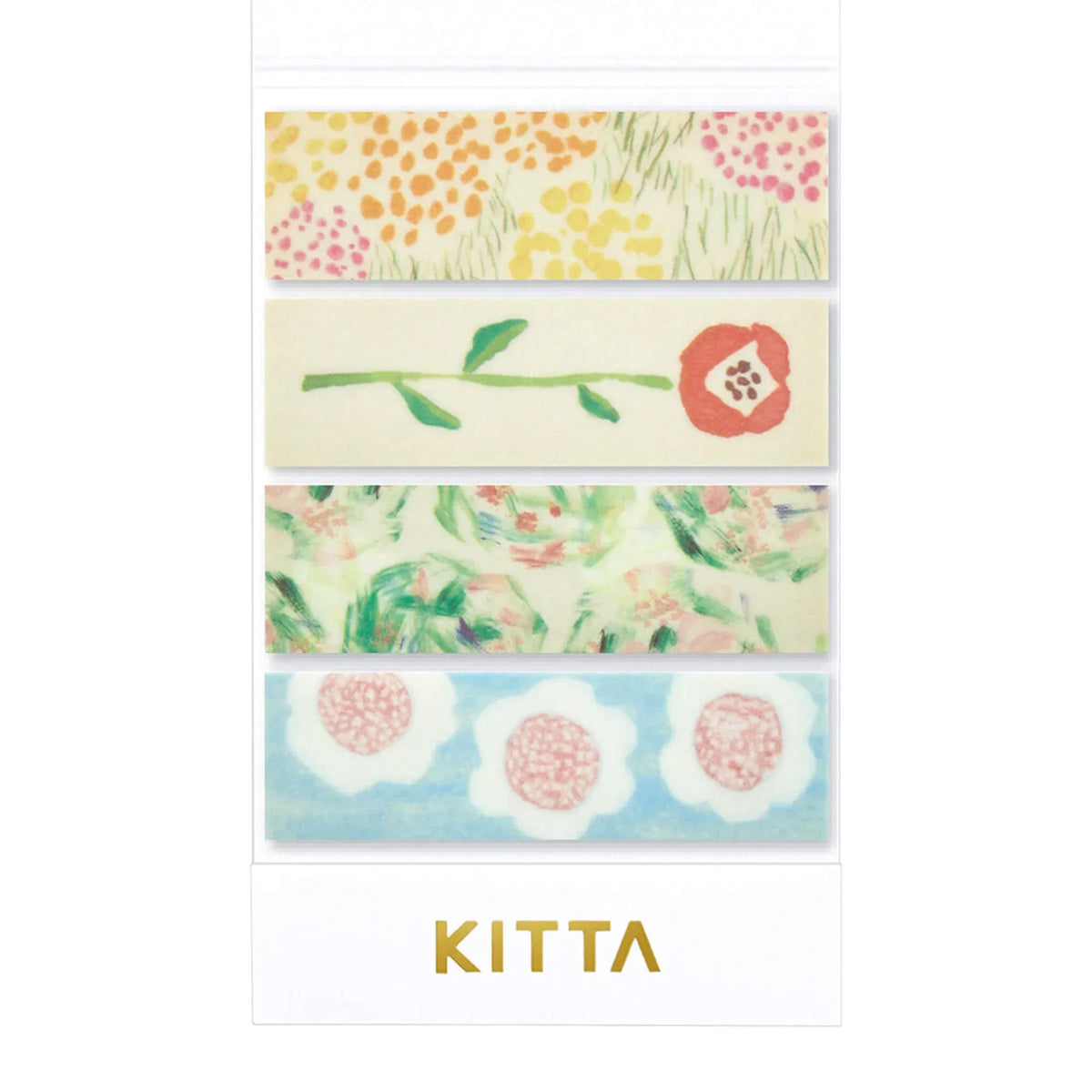 Washi Tape Precortado KITTA Basic Flower 2