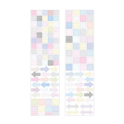 Stickers en Rollo Wave Point Control Square Sugar