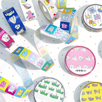 PET Tape Weird Party Geometrics