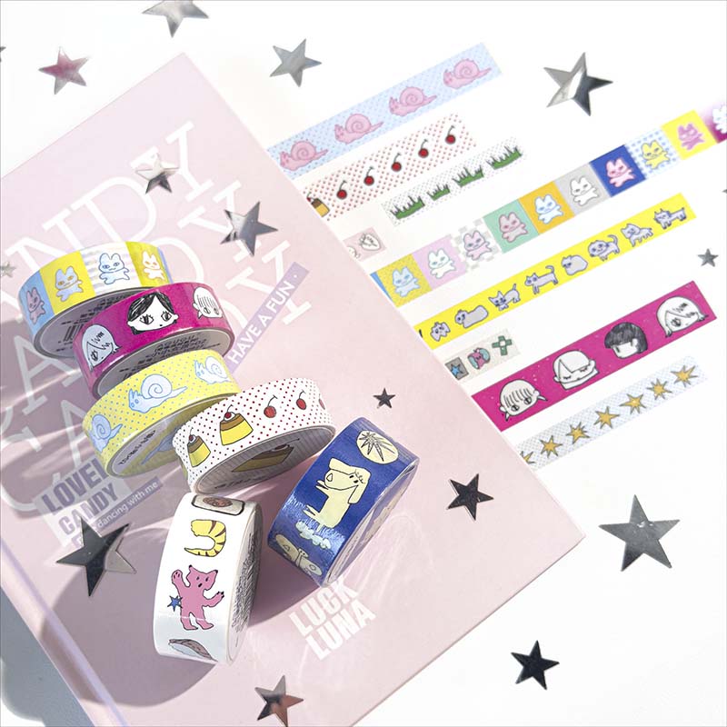 PET Tape Weird Party Geometrics