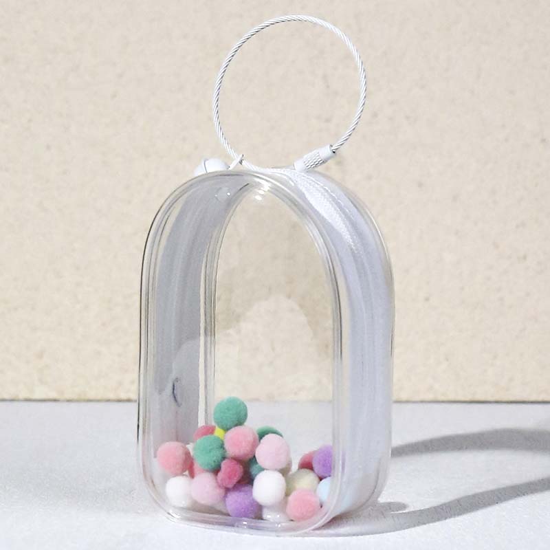 Llavero Bolso Transparente para Figuras White Bullet