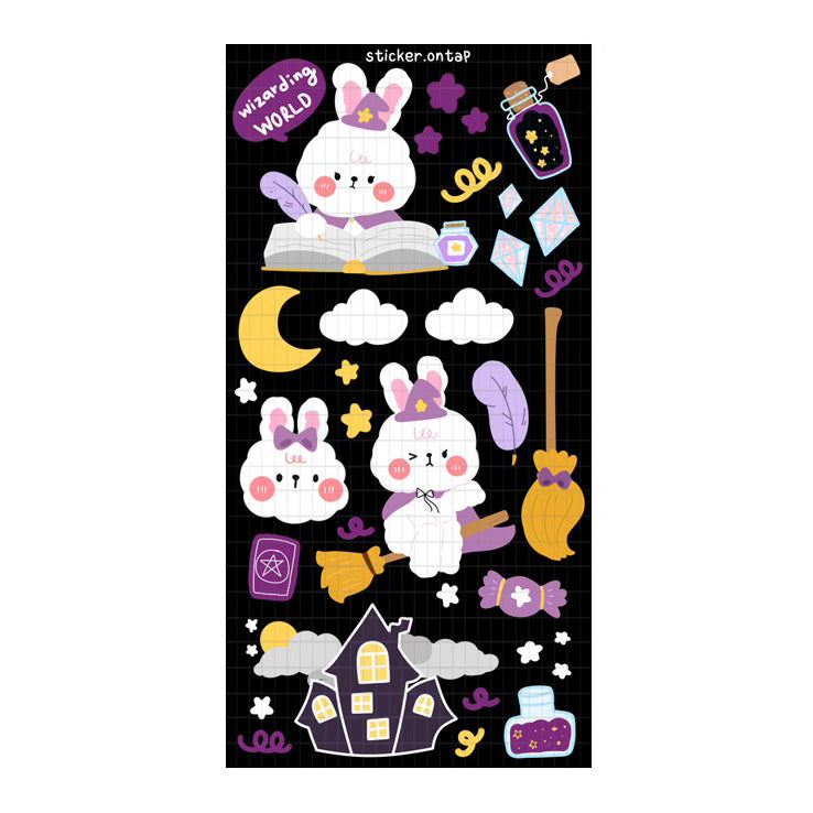 Stickers Wizard Bunny