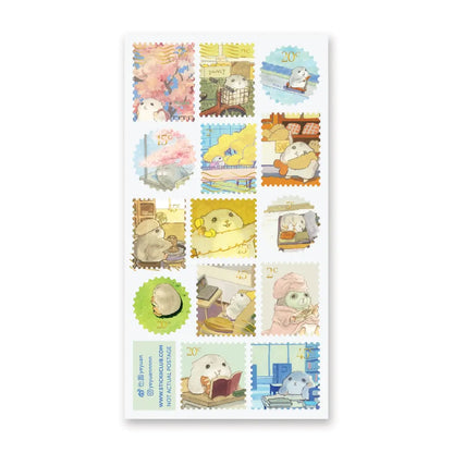 Stickers Hammy Life Stamps