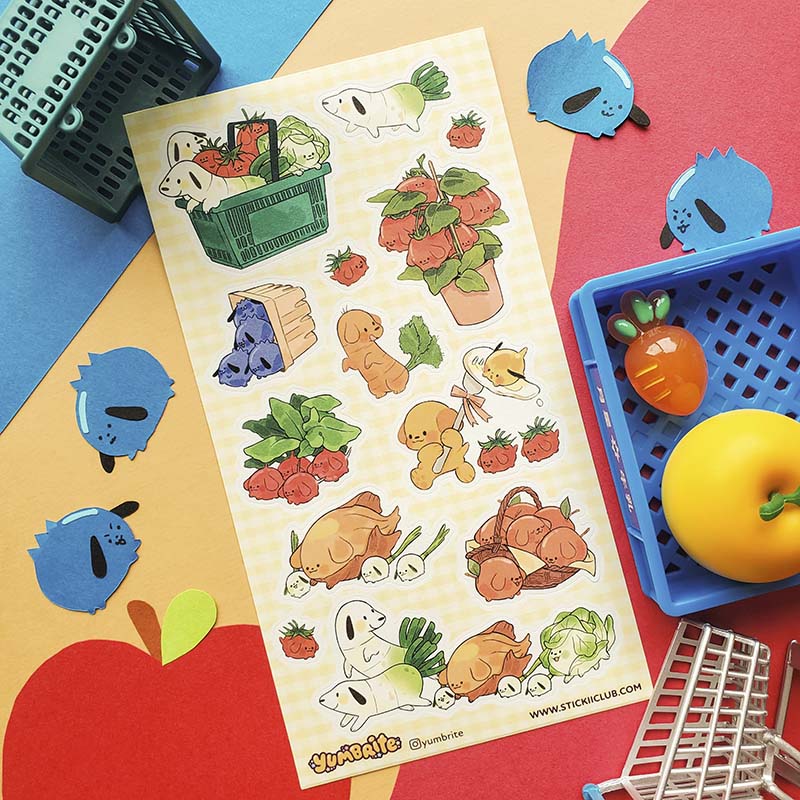 Stickers Veggie Dogs