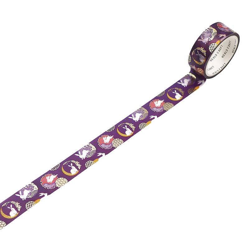 Washi Tape Yuzen Moon Rabbit