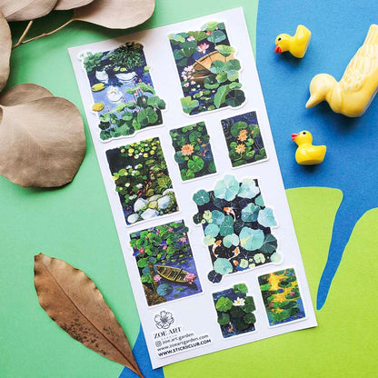 Stickers Pond Hopping