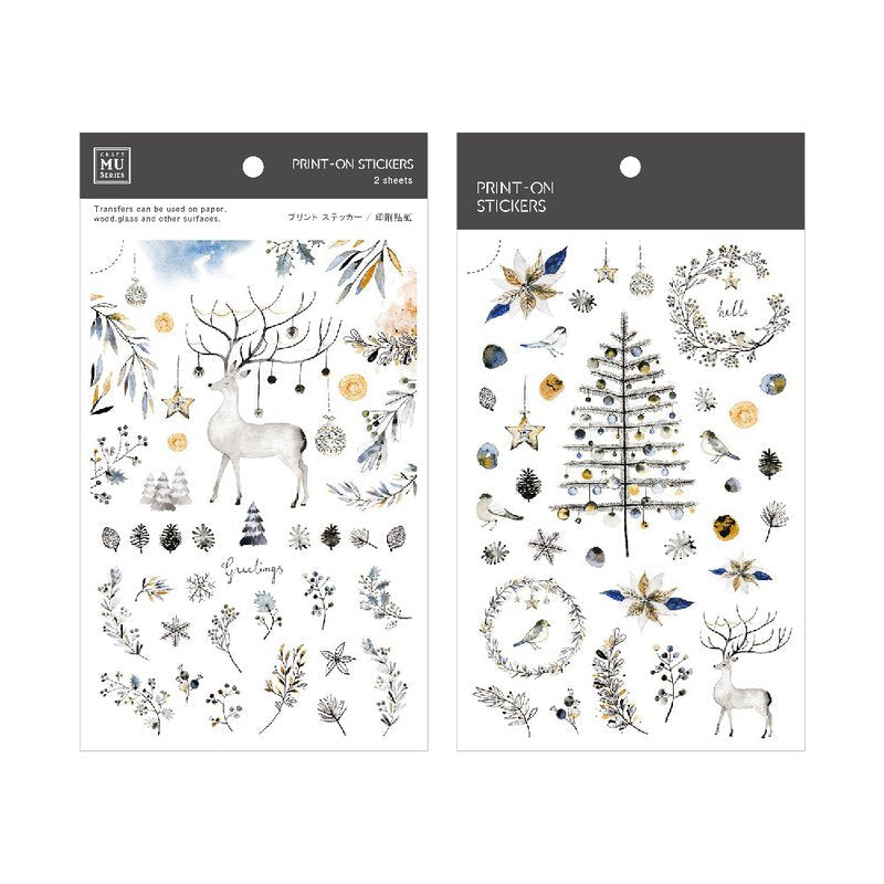 Stickers Transferibles 1011 Silver Christmas