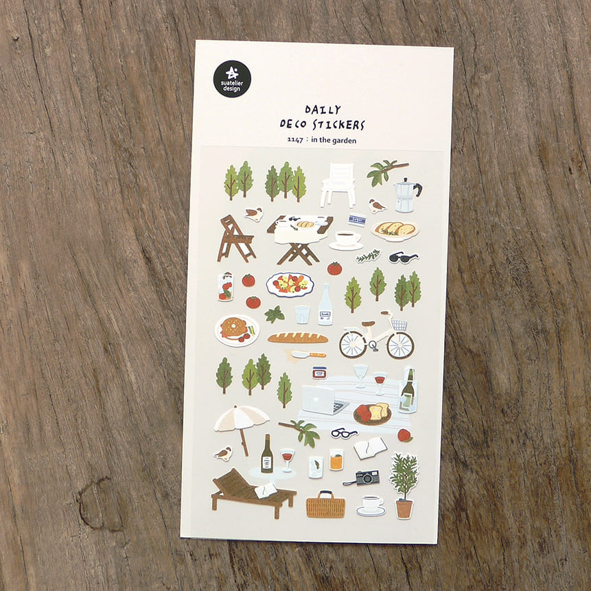 Stickers In The Garden