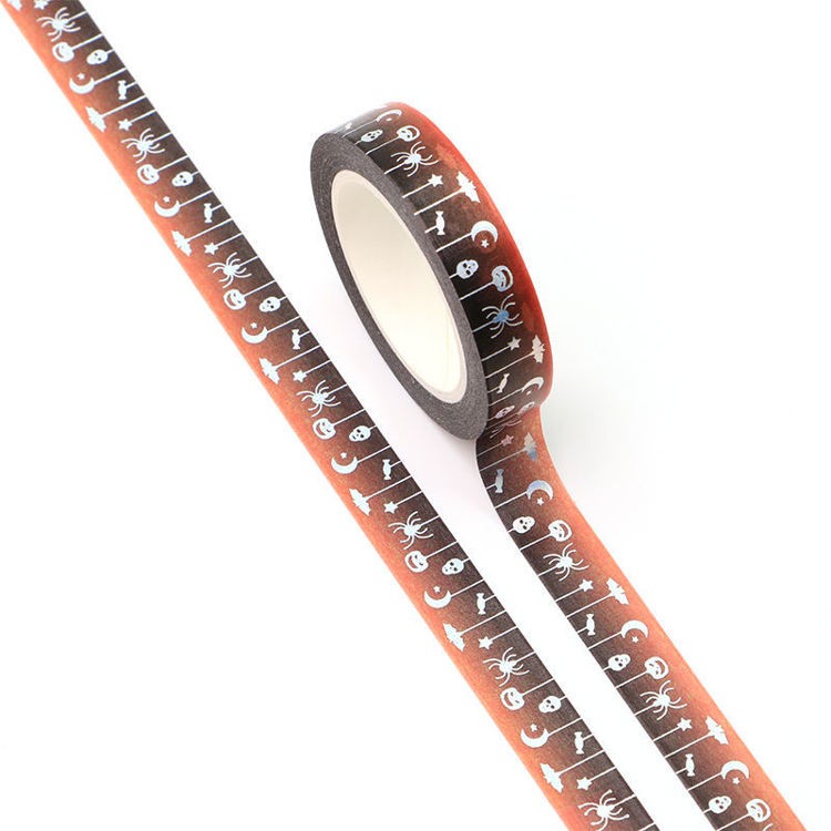 Washi Tape Halloween Decoration