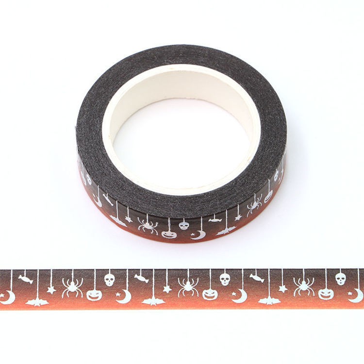 Washi Tape Halloween Decoration