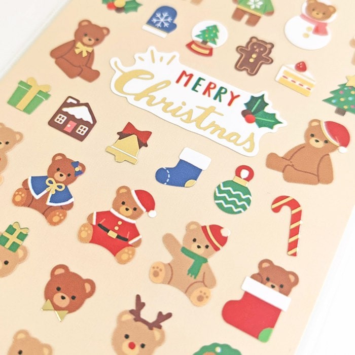 Stickers Christmas Bear