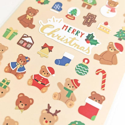 Stickers Christmas Bear