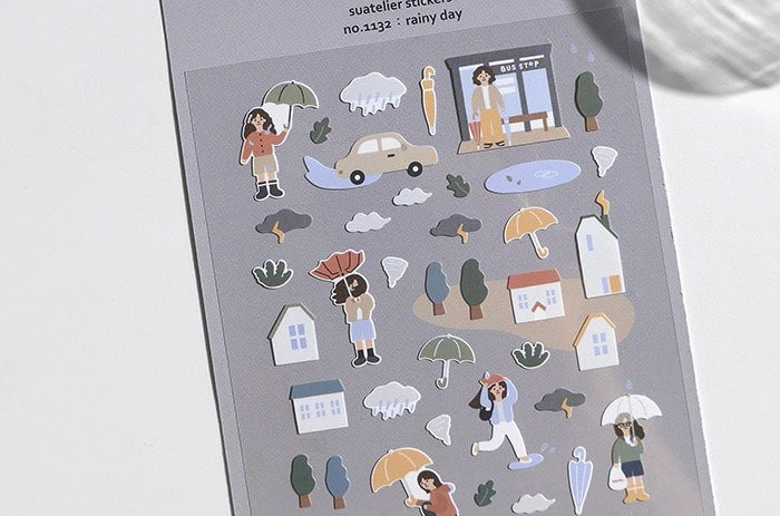 Stickers Rainy Days