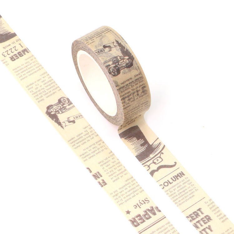 Washi Tape Vintage Newspaper