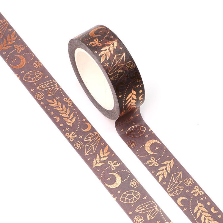 Washi Tape Foil Jewelry Gray