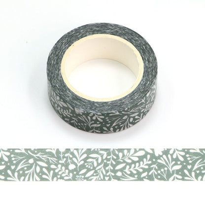 Washi Tape Floral Background