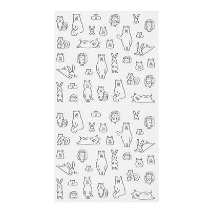 Stickers Chat Forest Animals