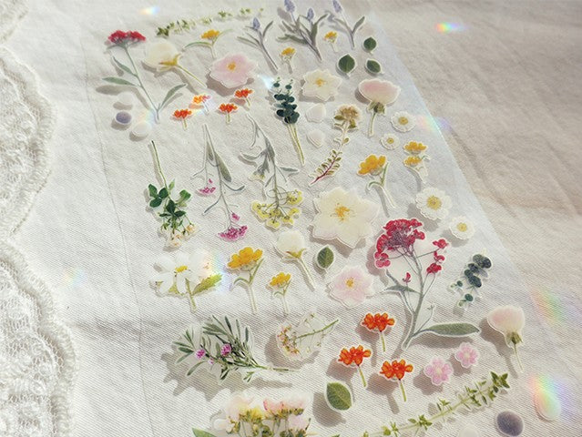 Stickers Flower Letter