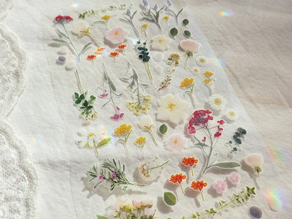 Stickers Flower Letter