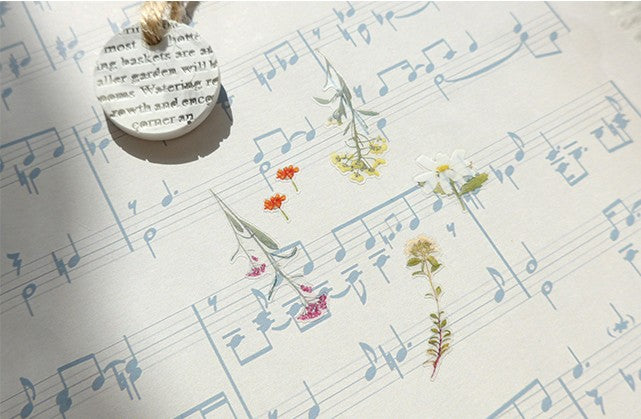 Stickers Flower Letter