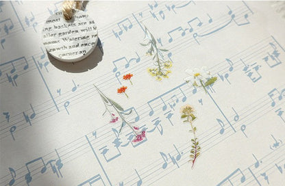 Stickers Flower Letter