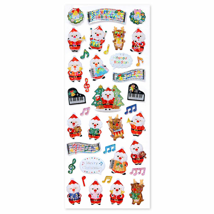 Stickers Christmas Drop Seal Music